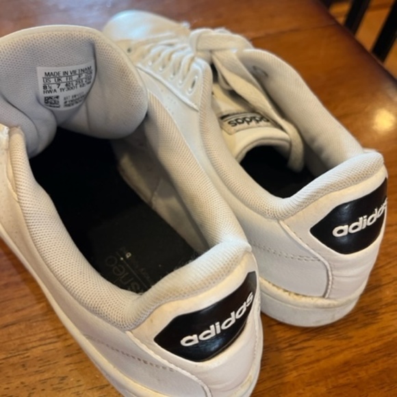 Women's White  Adidas ~ Size 8.5 ~ Cloudform - Picture 9 of 10